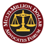 Multi-million Dollar Advocates Forum badge
